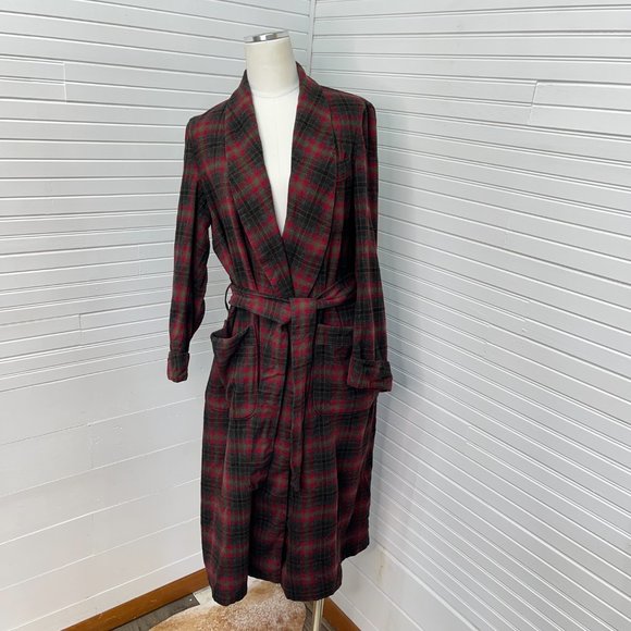 *Vintage* Pendleton Virgin Wool Belted Robe - Picture 5 of 9